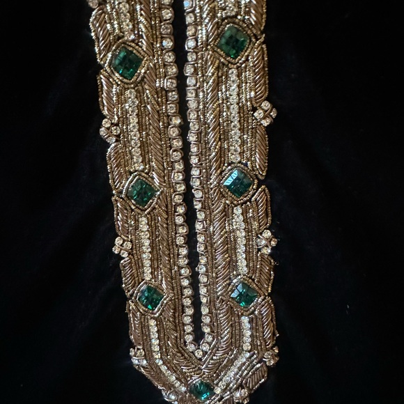 Elegant Black Embellished Women's Top - Picture 2 of 11